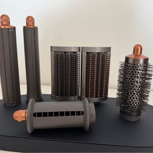 Copper and Gray Hair Styling Attachments